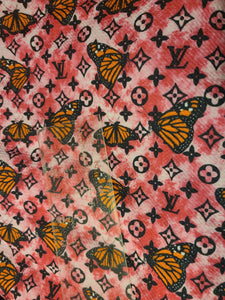 Pink Butterfly LV inspired