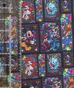 Mickey Character Stained Glass