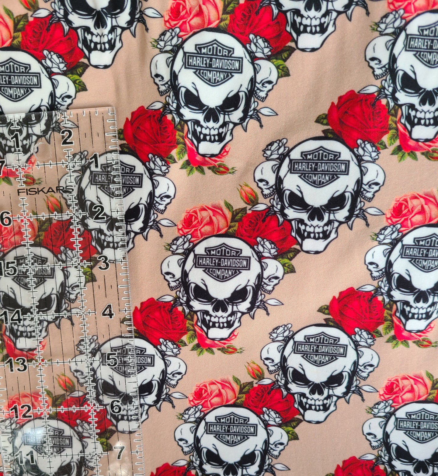 DBP Floral Skull Harley