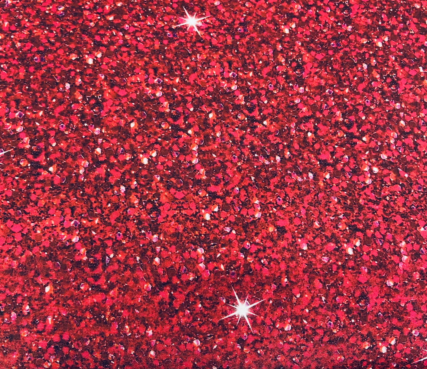 Swim Red Chunky Glitter