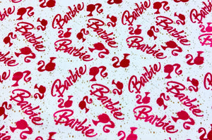 DBP Barbie Splatter on White