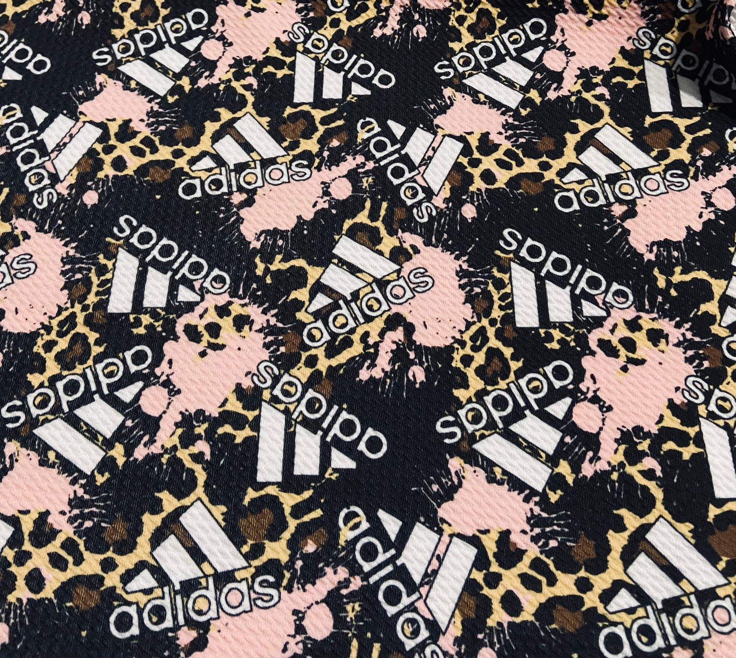Pink Splatter Cheetah Adidas
